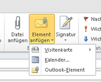 Mail als Anhang weiterleiten